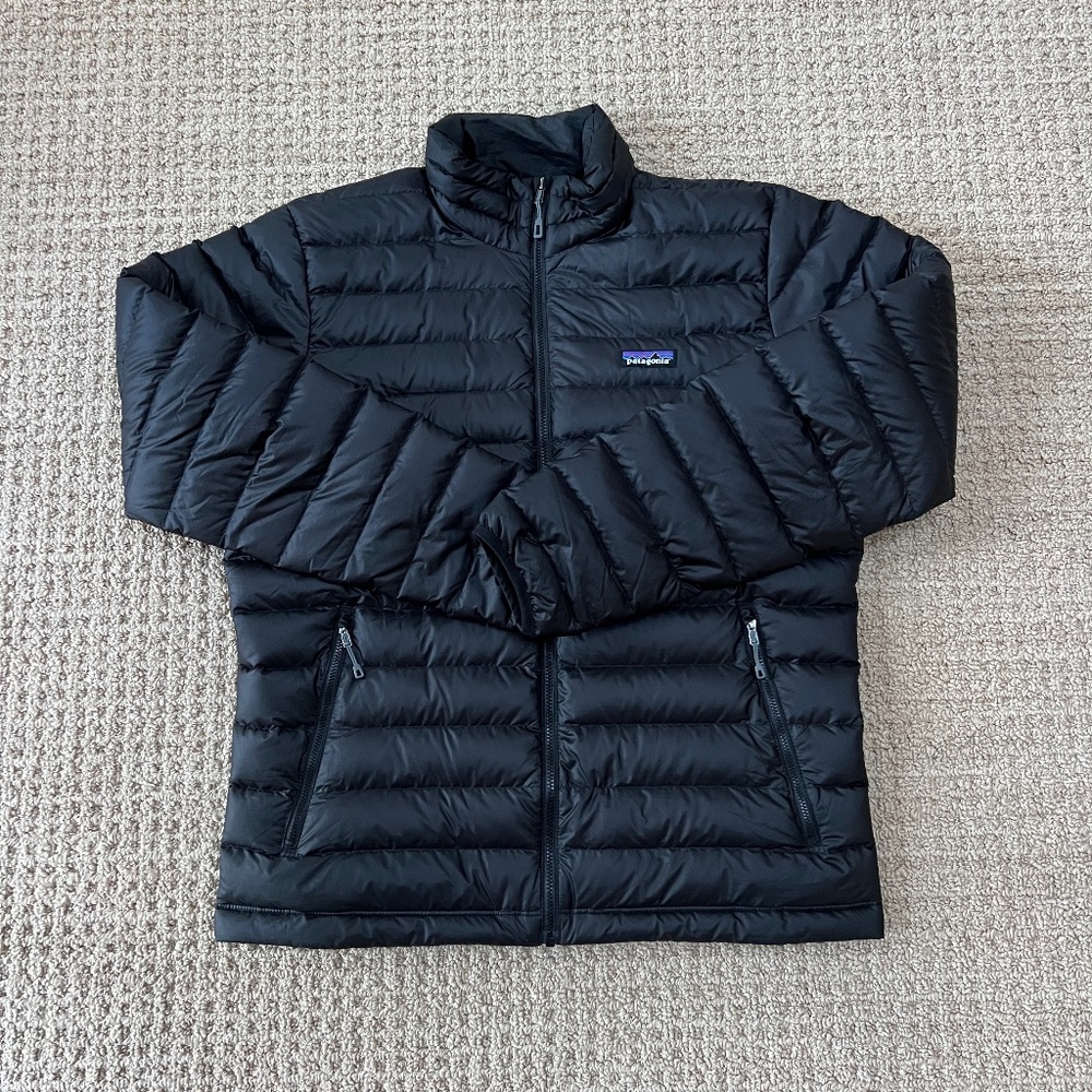Patagonia Down Jacket, Men's Black Medium